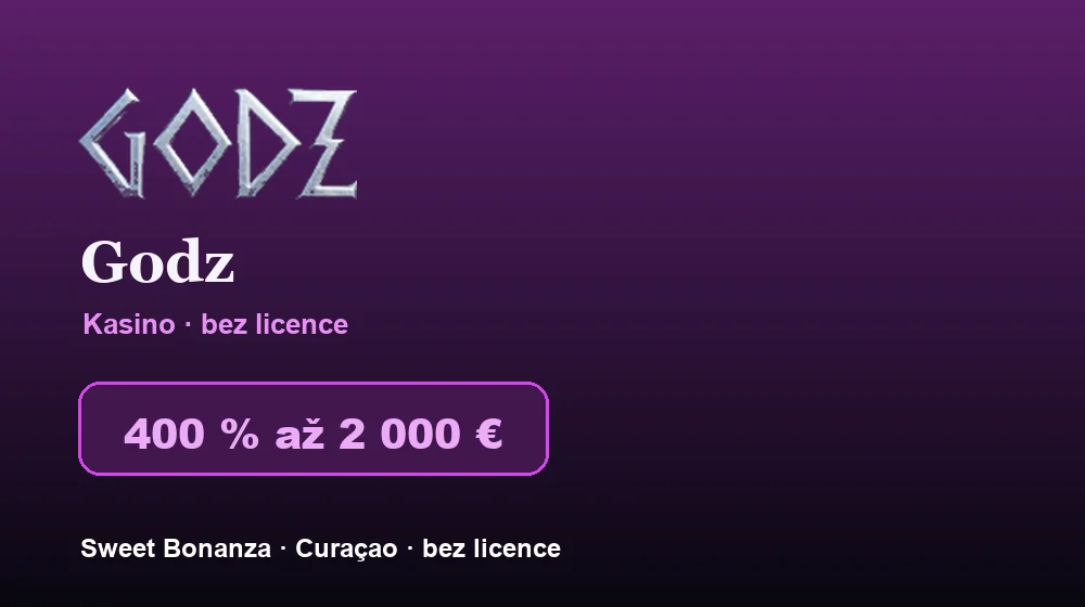 Snímek obrazovky Godz Casino