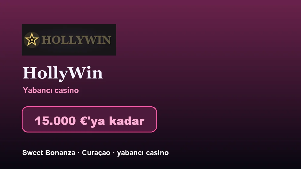 HollyWin Casino ekran görüntüsü