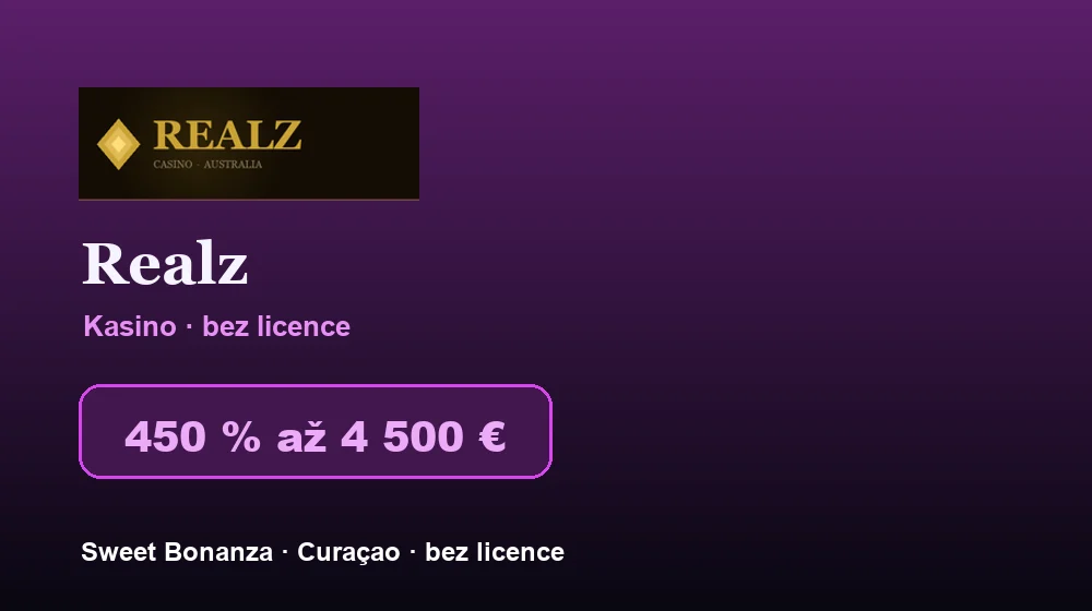 Snímek obrazovky Realz Casino