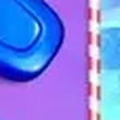Blaues Bonbon