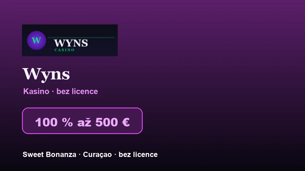 Snímek obrazovky Wyns Casino